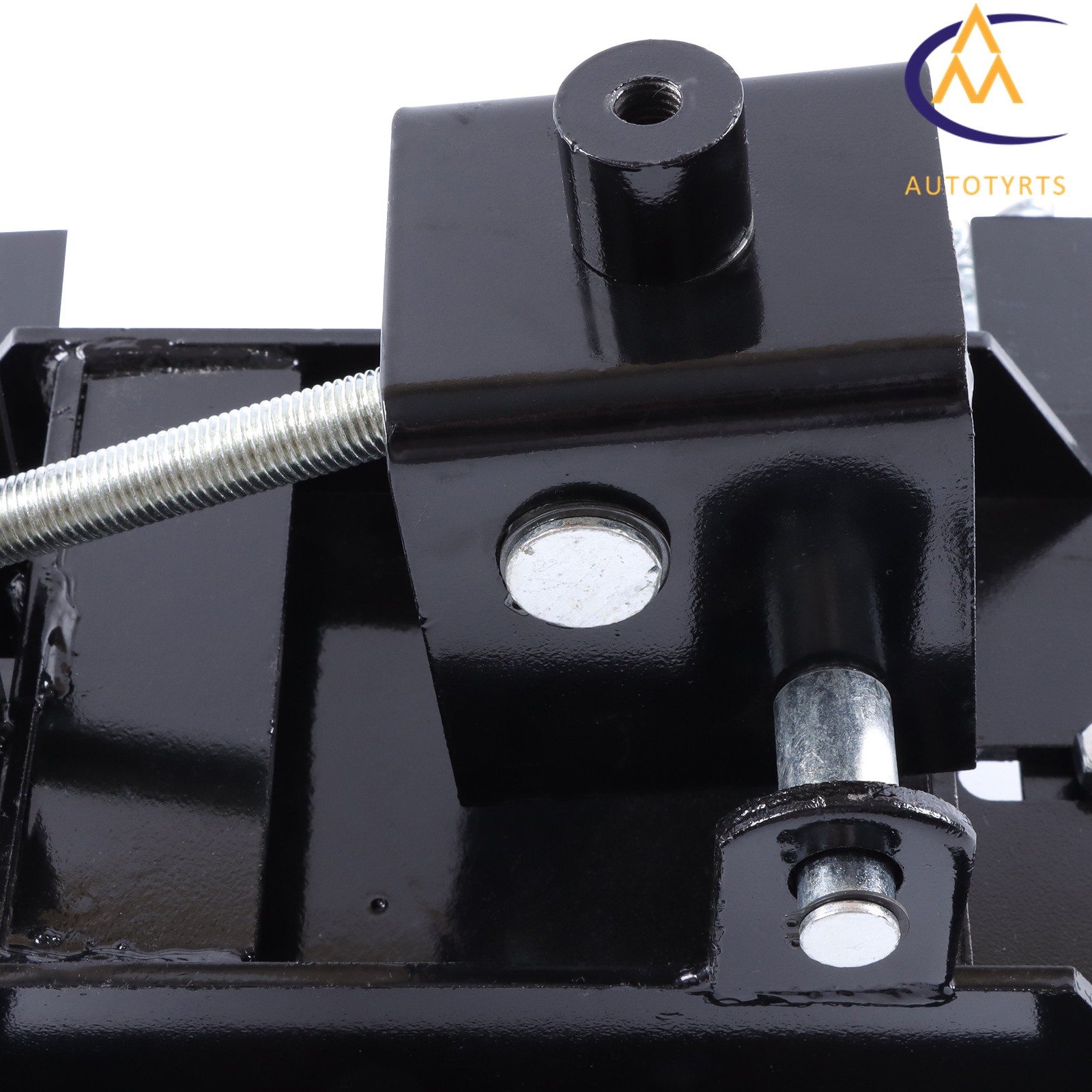 1/2 Ton 1100lbs Transmission Jack Adapter Dual Chain for Hydraulic Floor Jack