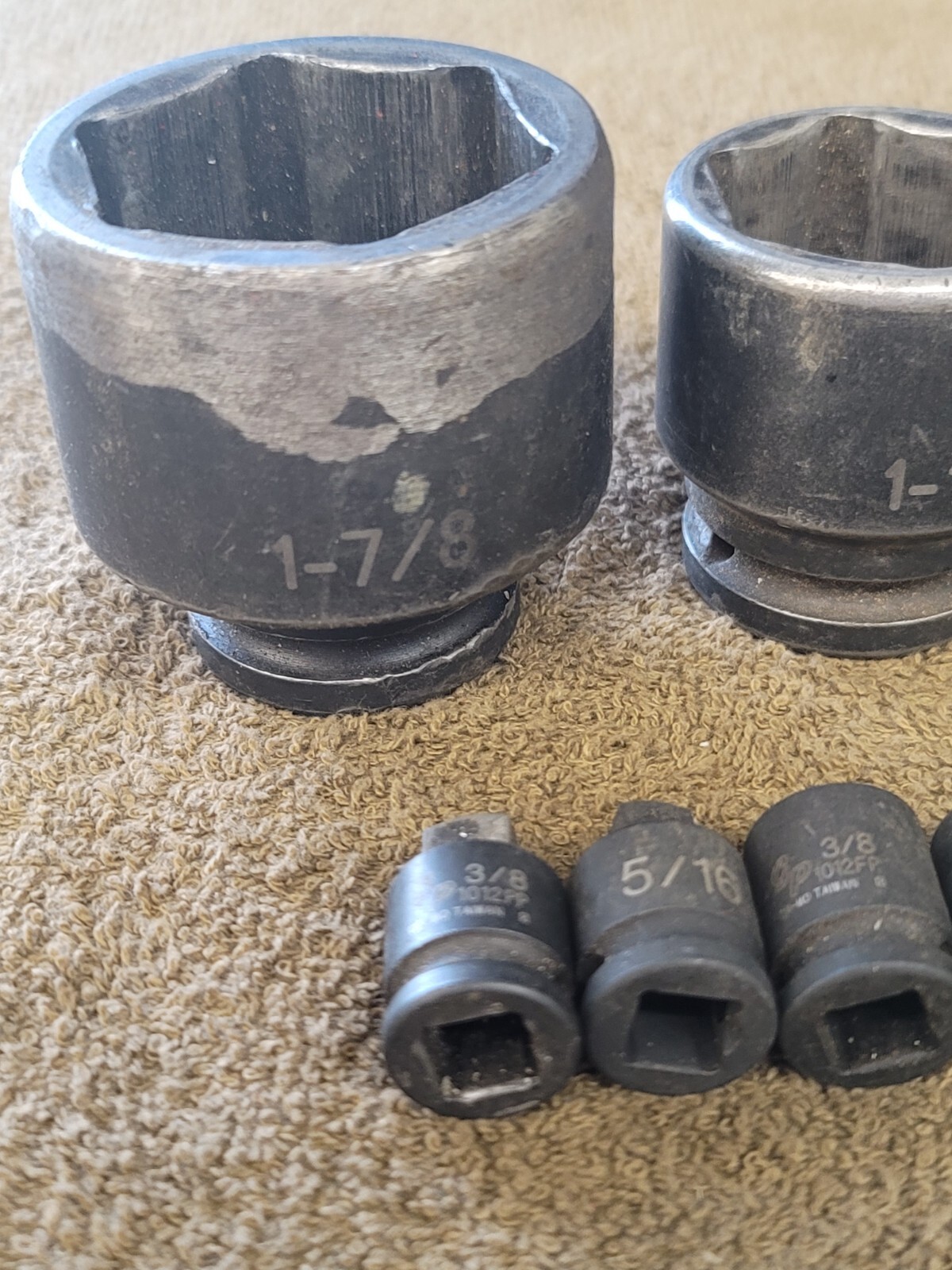 17 Gray Canada GP Impact Hex Socket 3/8 1/2 3/4″ Drive Sae 1-7/8 13/16 19mm 10 8