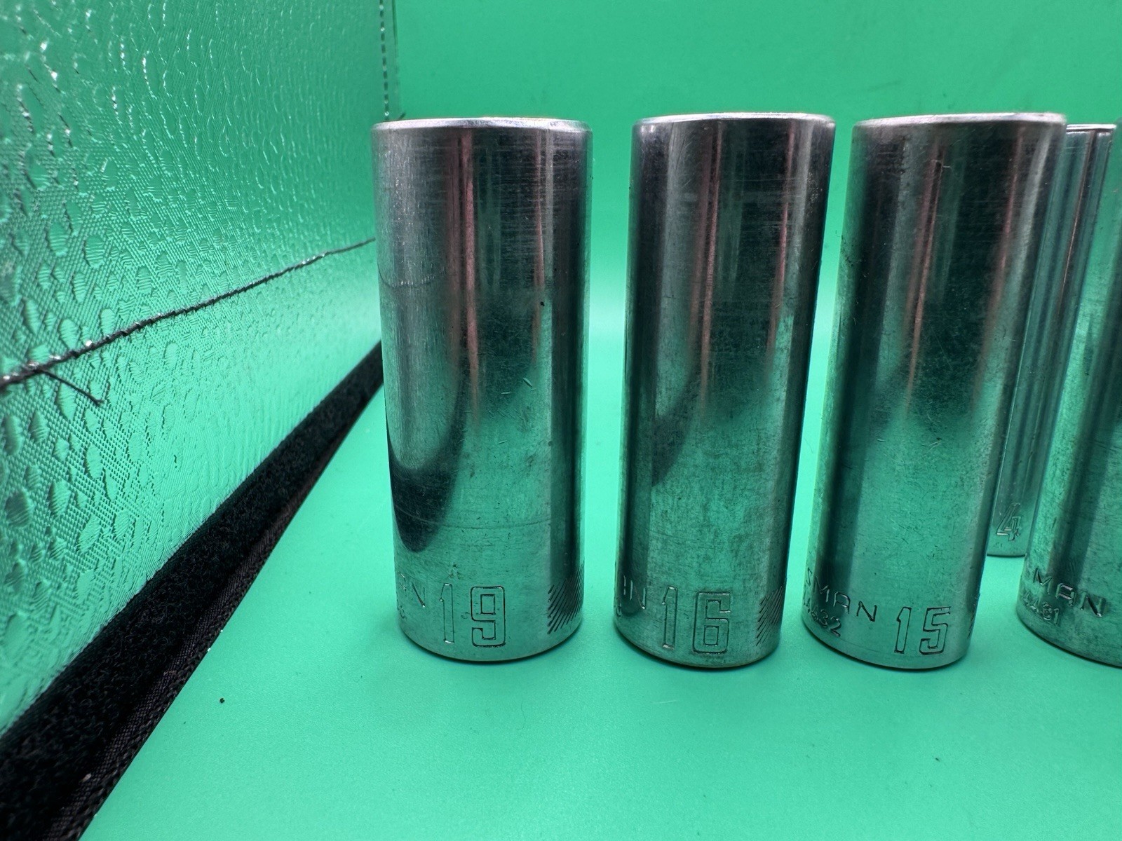 Craftsman CMMT Deep Metric Socket Lot 1/4” & 1/2” Drive 9mm-16mm; 19mm; Extras