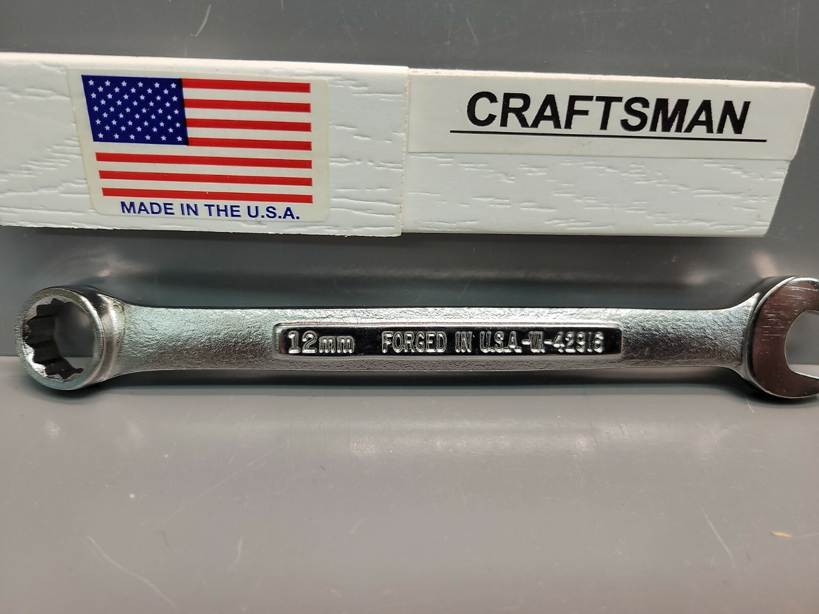 Craftsman 42916 12mm Combination Wrench Series VA (V^) USA New Old Stock