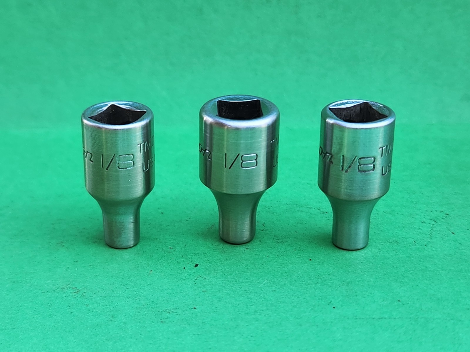 QTY:1 Snap-On TM04 1/8” 6 Point SAE 1/4” Drive Shallow Socket USA