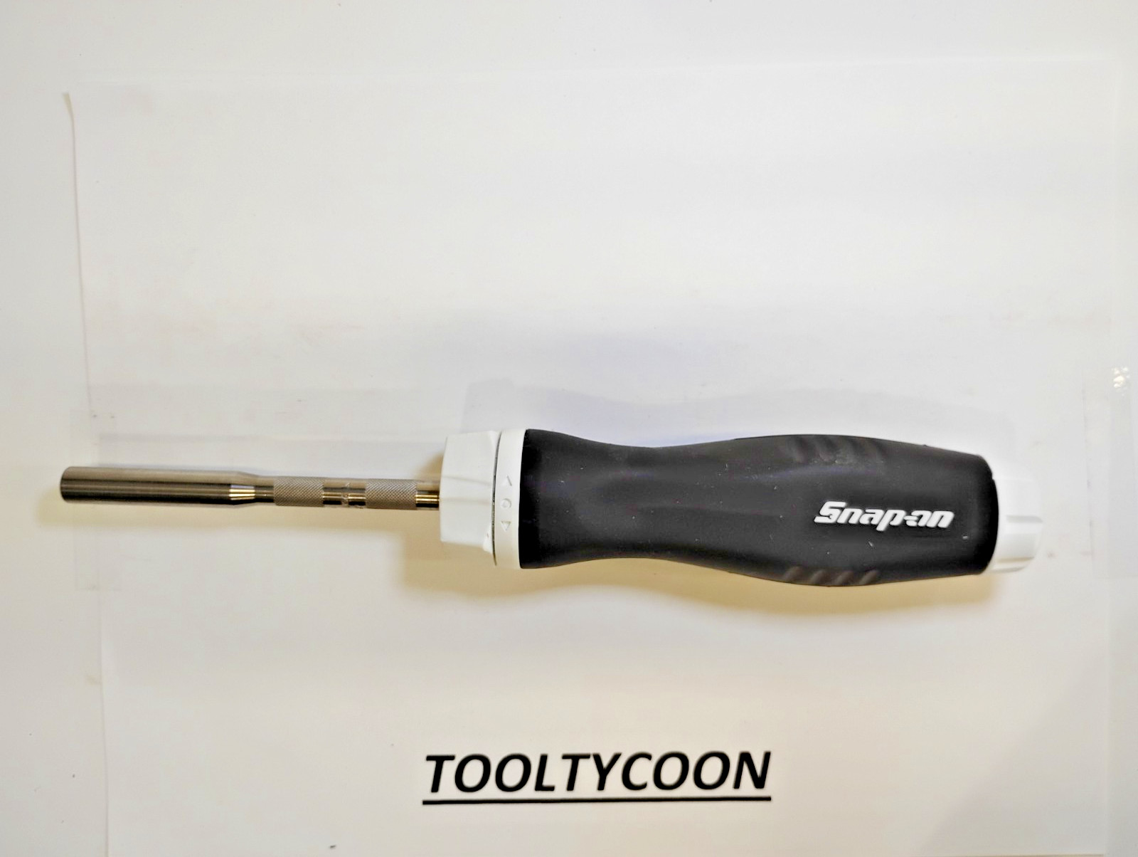 Snap-On Tools NEW 2026 LIMITED BLACK & WHITE Ratcheting Screwdriver SGDMRC44BW