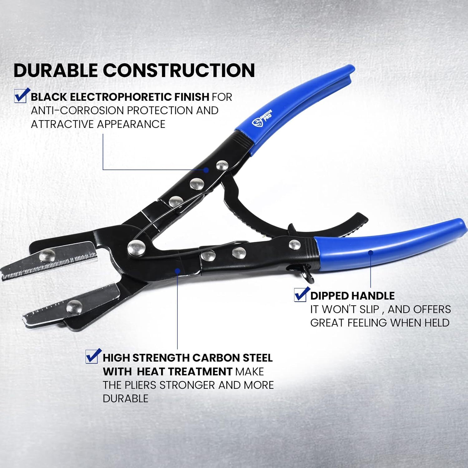 3pcs Ratcheting Hose Pinch Off Pliers Set, 8inch Set