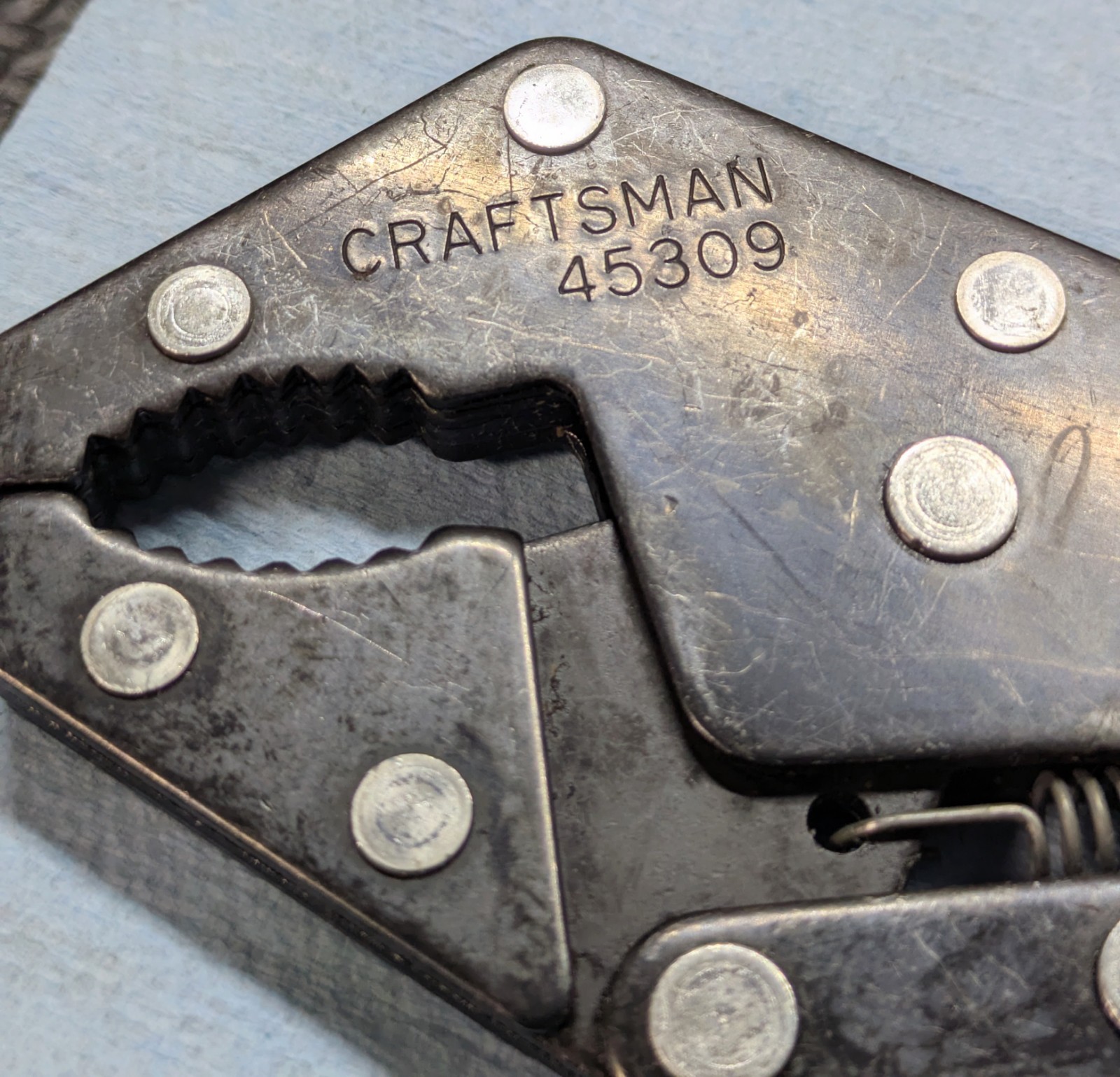 Craftsman Professional 45309+45307 Auto Lock Pliers + Clench Wrench + Robo Grip
