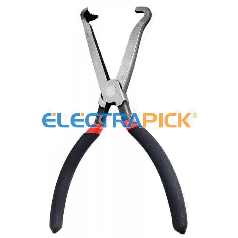 8Inch Electrical Disconnect Pliers Fuel Line Clip Spark Plug Removal Repair Tool