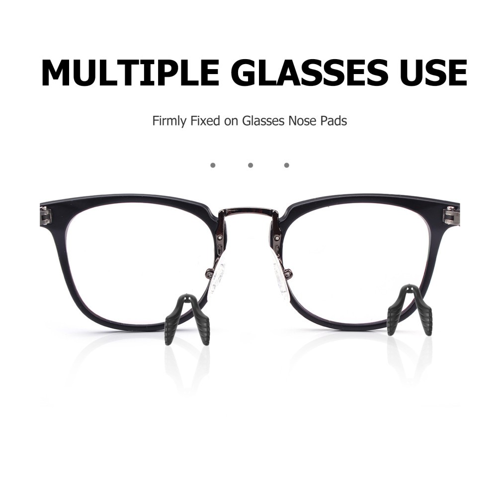 4 Pcs Eyewear Bridge Replacement Anti-slip Nose Pads for Glasses