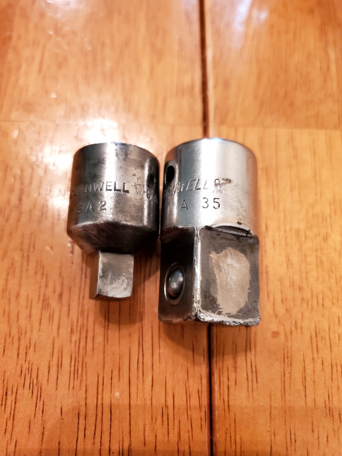 Cornwell Tools 1/2 F To 3/8M 1/2F To 3/4 M Adaptor Sockets Lot Of 2