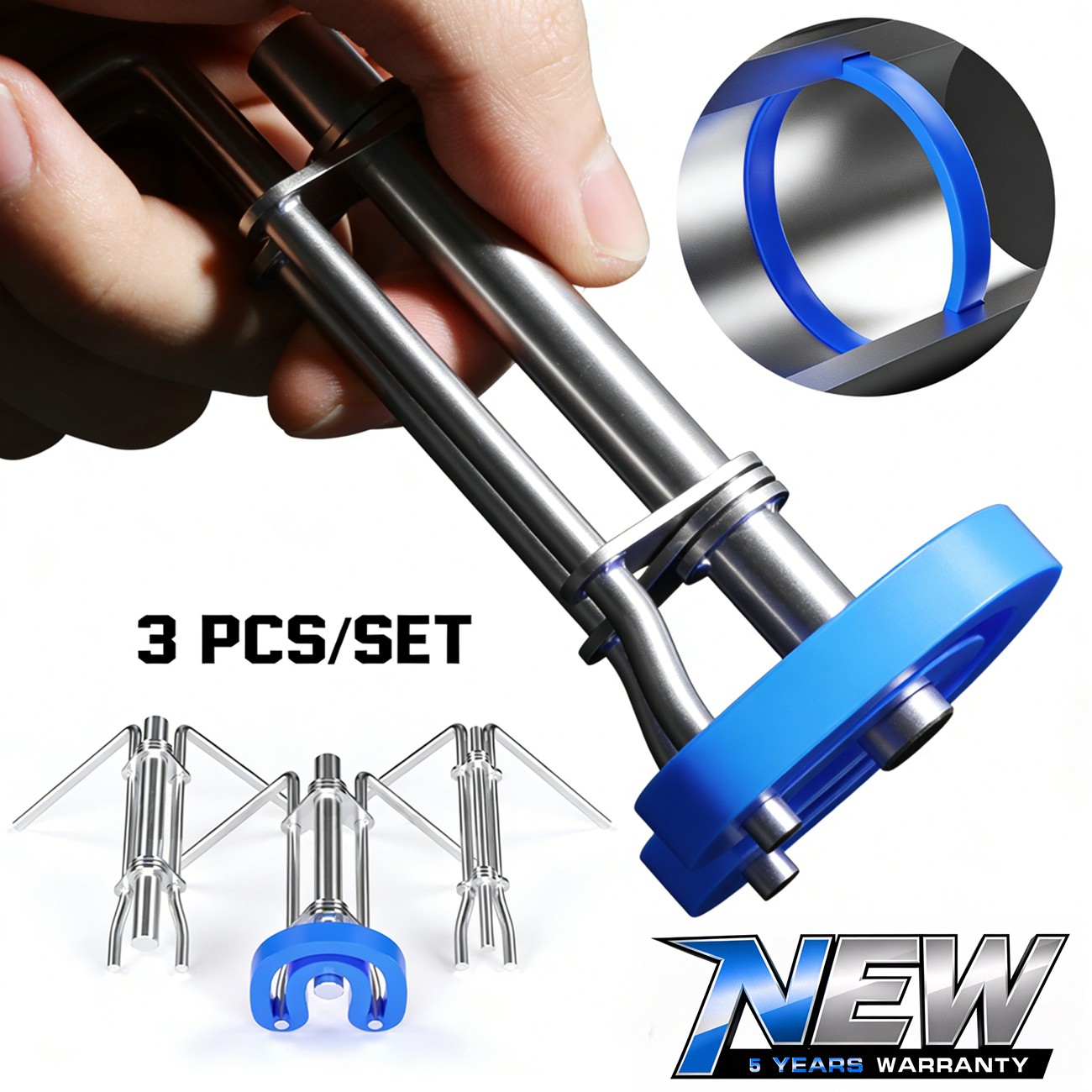 3-Pack Hydraulic Seal Installation Tools Hydraulic Cylinder Piston Repair Seal