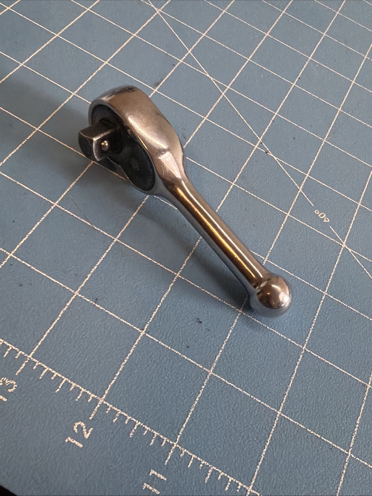 🇺🇸 Snap On Tools USA 3/8″ DR Ratchet Socket Wrench Mini 4″ Long Short Stubby