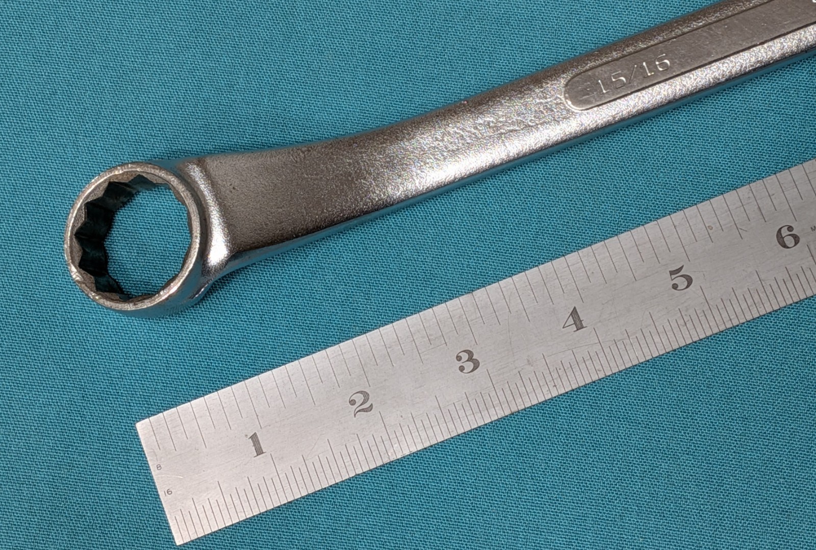 S-K Wayne # B-3032 12pt. Box End Wrench 1″ x 15/16″ x 15-1/2″ Vintage 1960’s Era