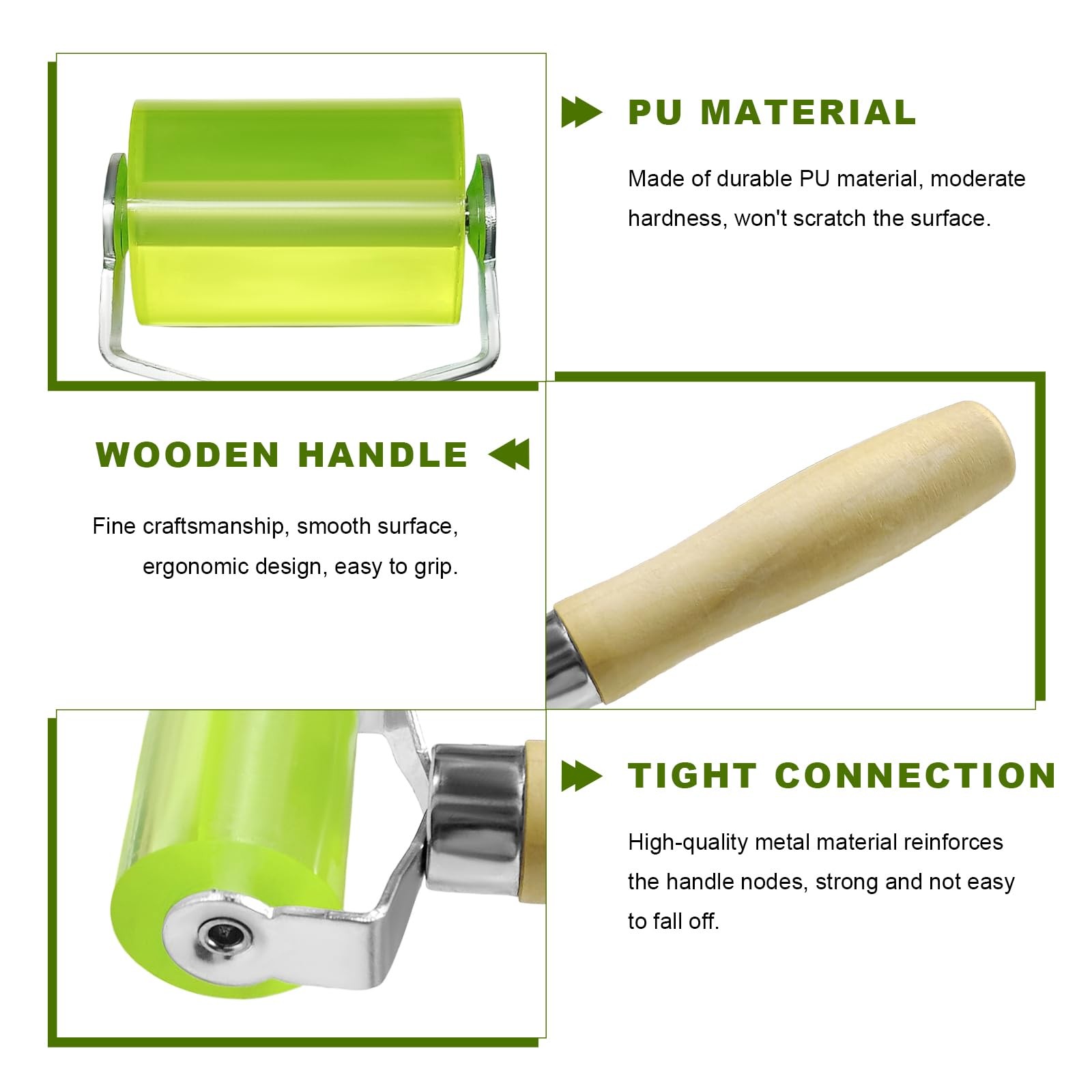 2 Inch Automotive Sound Deadening Seam Roller Rubber Sound Deadener Application