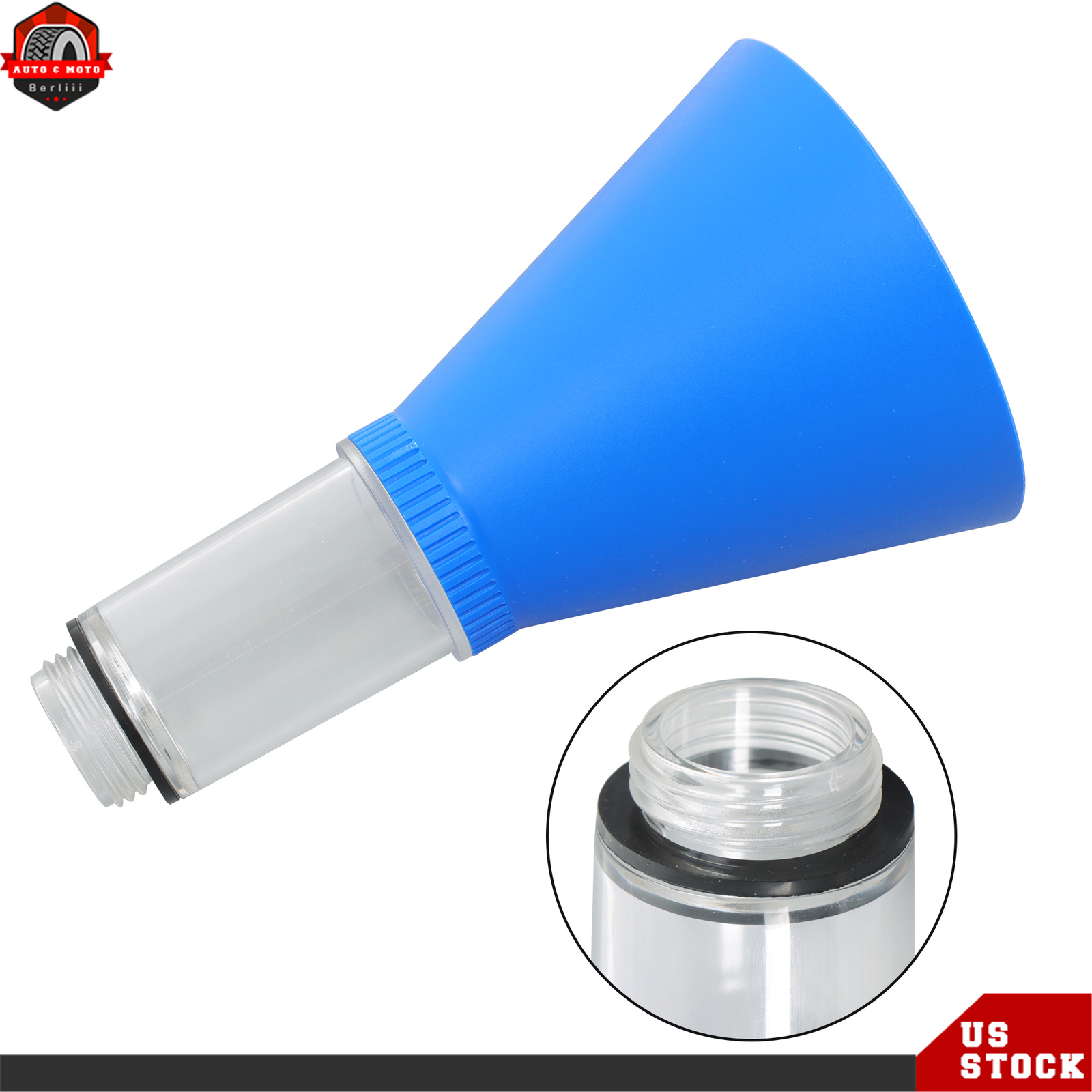 Engine oil funnel Threaded For Toyota/Lexus/Scion with threaded oil cap