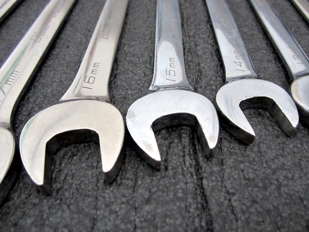 Blue-Point 9pc Metric Reversible Combination Ratcheting Wrench Set
