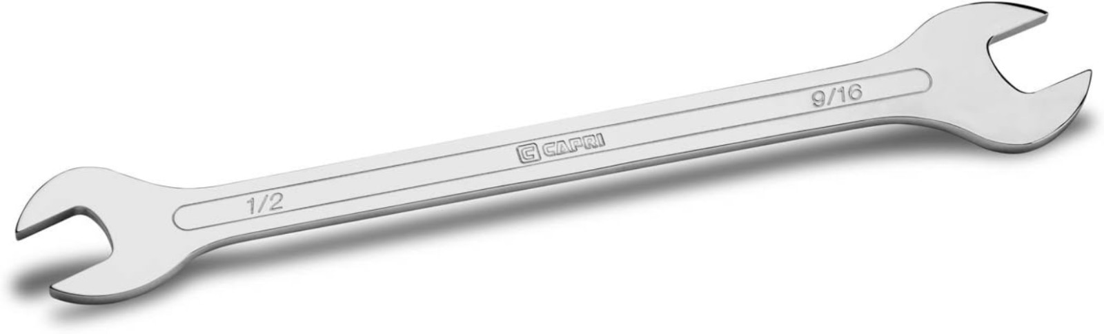 1/2 in. x 9/16 in. Super-Thin Open End Wrench, SAE 11850-12916