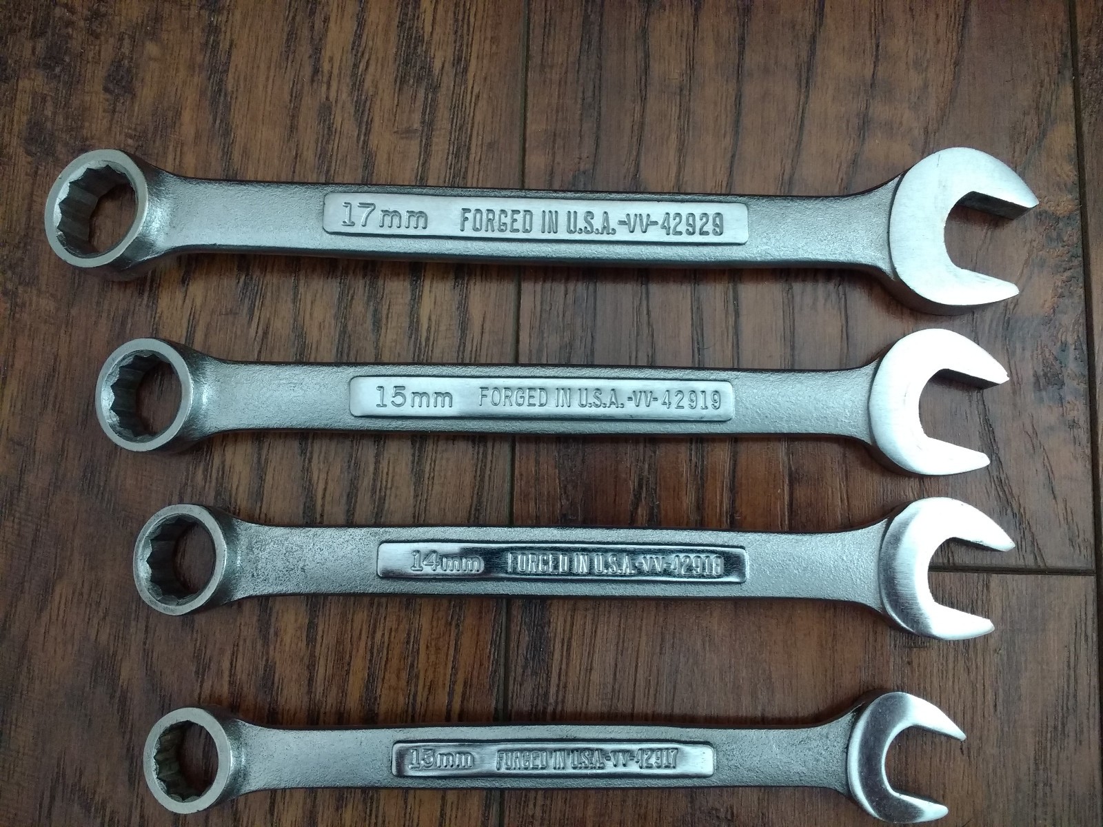 Craftsman 8 Pc Wrenches METRIC 9mm-17mm Made in the USA