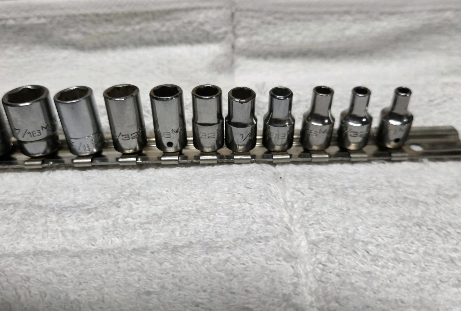 Matco Silver Eagle USA ¼» Drive Socket Set Gearwrench 84 Tooth Ratchet 81011F
