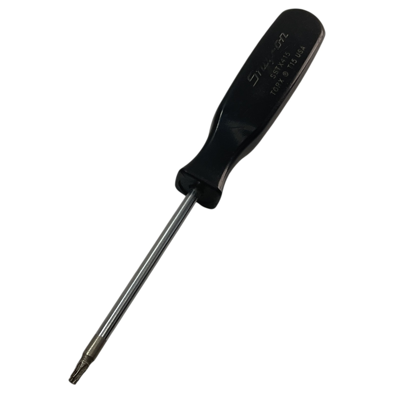 Snap On Tool SSTX415 T15 TORX Screwdriver Standard Black Hard Plastic Handle USA