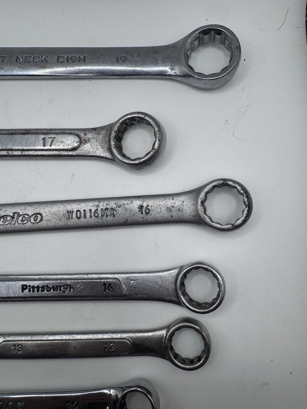 Mixed Metric Wrench Lot ACDelco Great Neck Pittsburgh Husky Performax 8pc