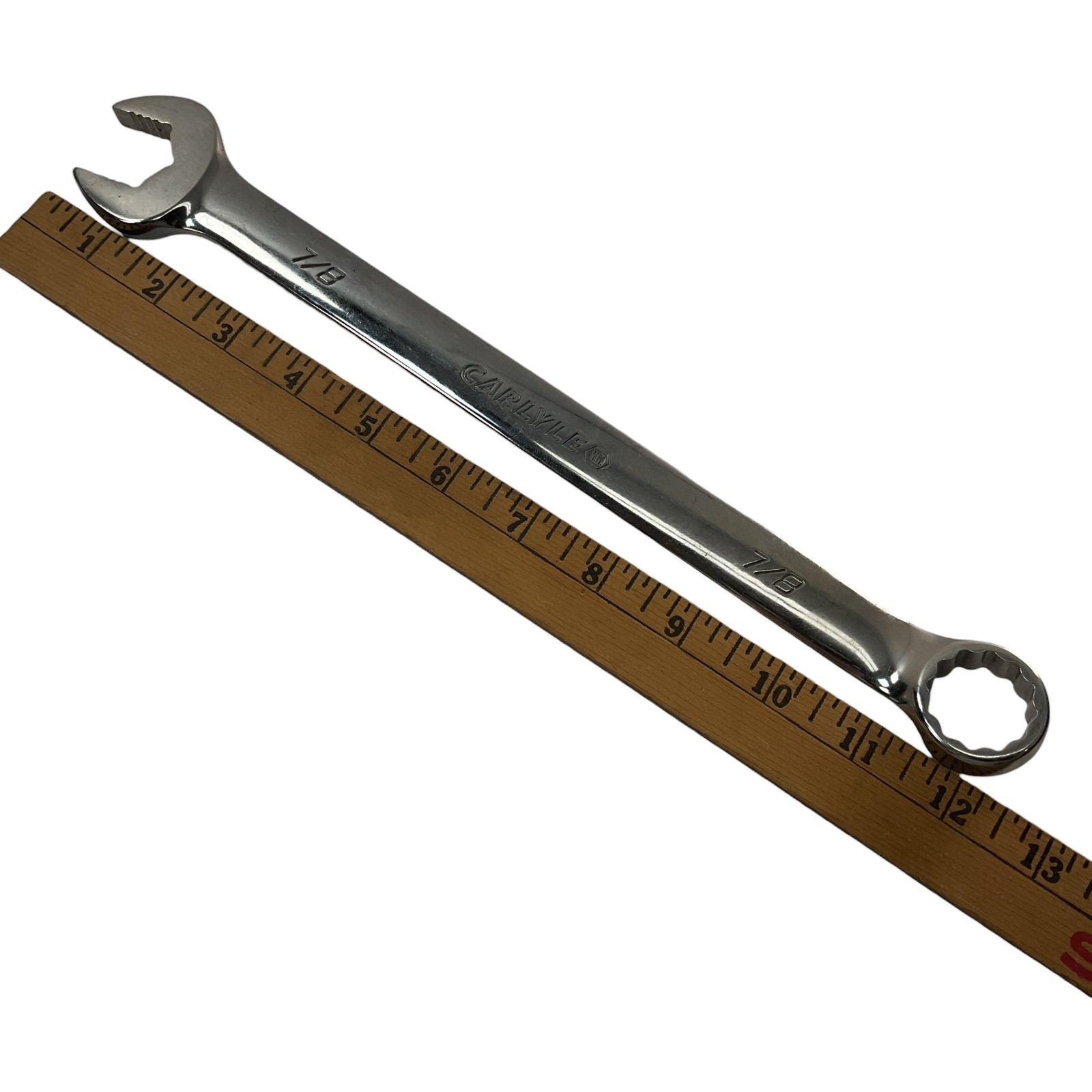 Carlyle CWLNS128 Box End Wrench 7/8″ USA Sold As Pictured Professional Tool