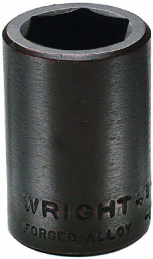 1/2″ Drive Standard Impact Metric Socket 6 Point – Wright Tool