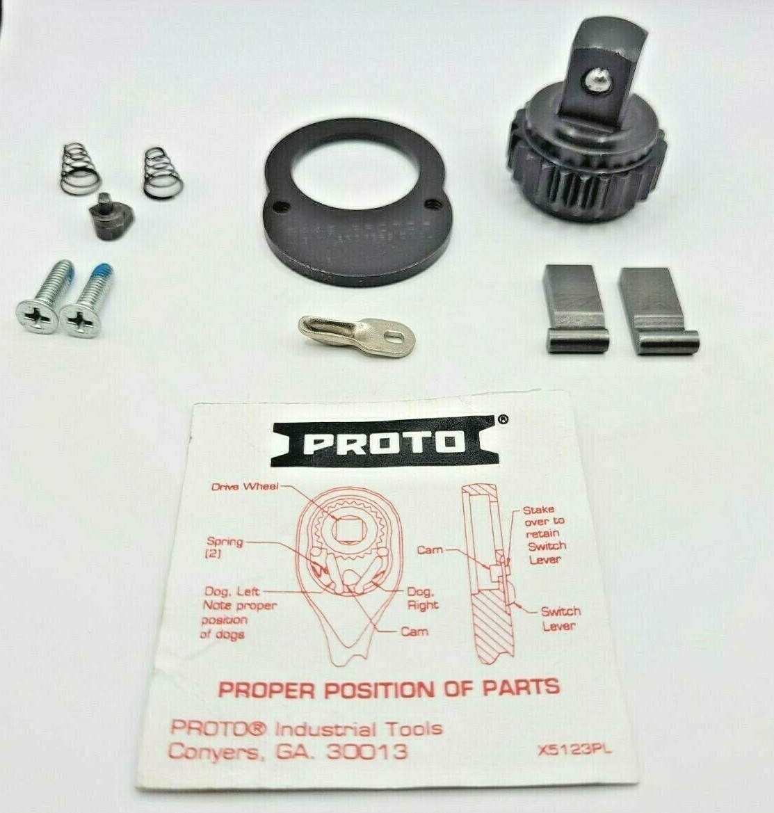 J5449RK 1/2″ Drive OEM Ratchet Repair Kit Fits Model 5449 Proto