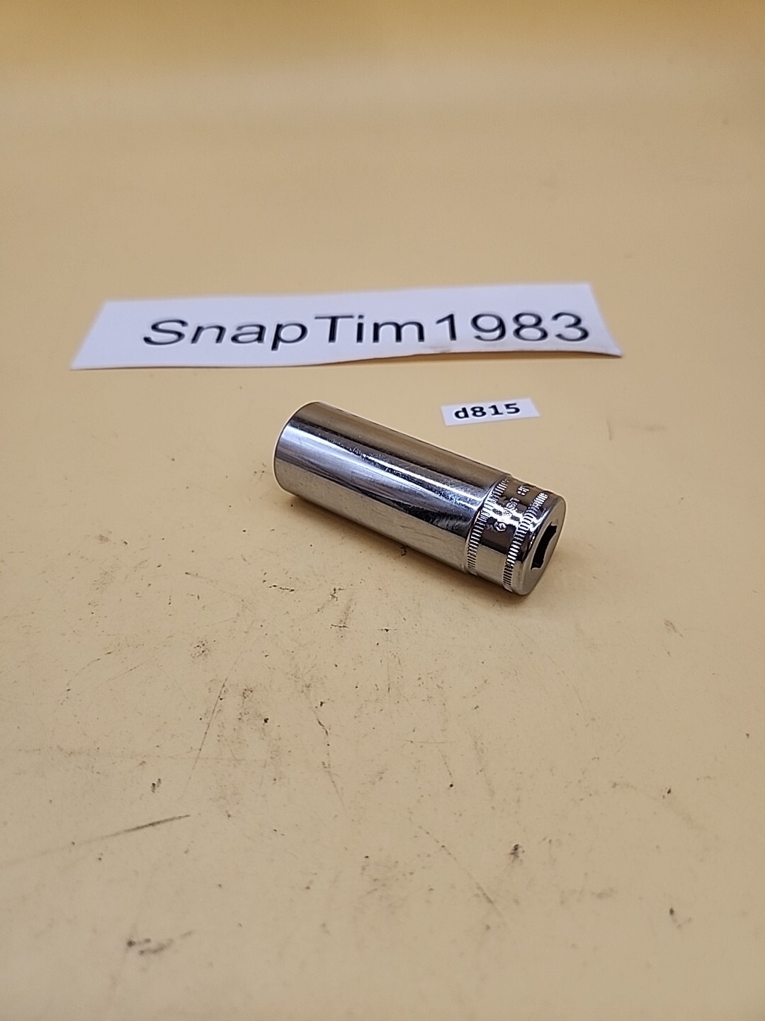 Snap-On Tools SFSM18 Metric 18mm Deep Cr Socket 3/8″Dr 6pt 2.75″L USA