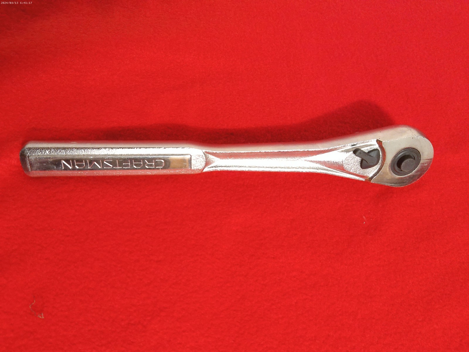 Vintage Craftsman 1/2″ QR Ratchet -k6ab- 44809 Made in USA Excellent Condition