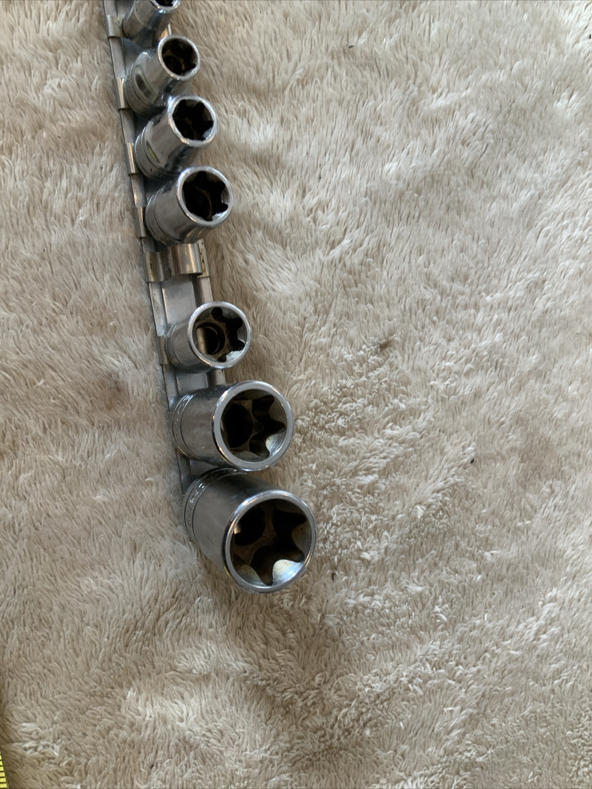 Snap On Inverted Torx Socket Set, 1/4, 3/8 And 1/2 Drives, See Pics…11pc