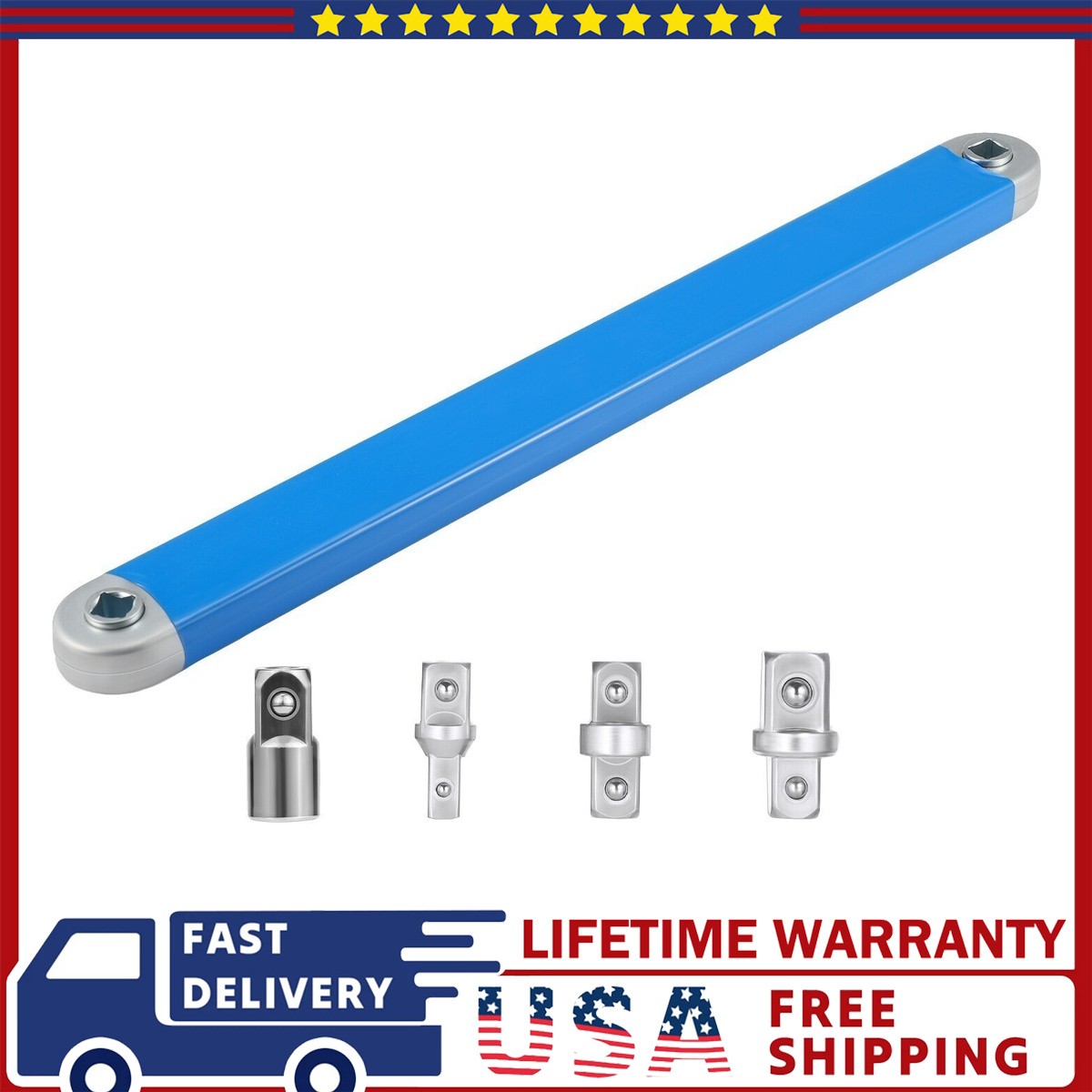 Ratchet Spanner Wrench Set Metric and Imperial System Offset Extension Tool