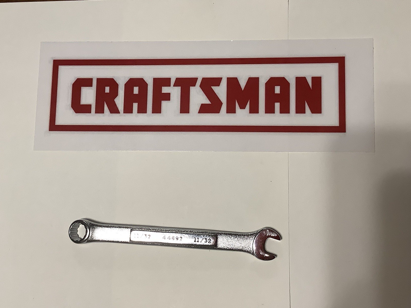Craftsman SAE 11/32 Inch 12 Point Combination Wrench