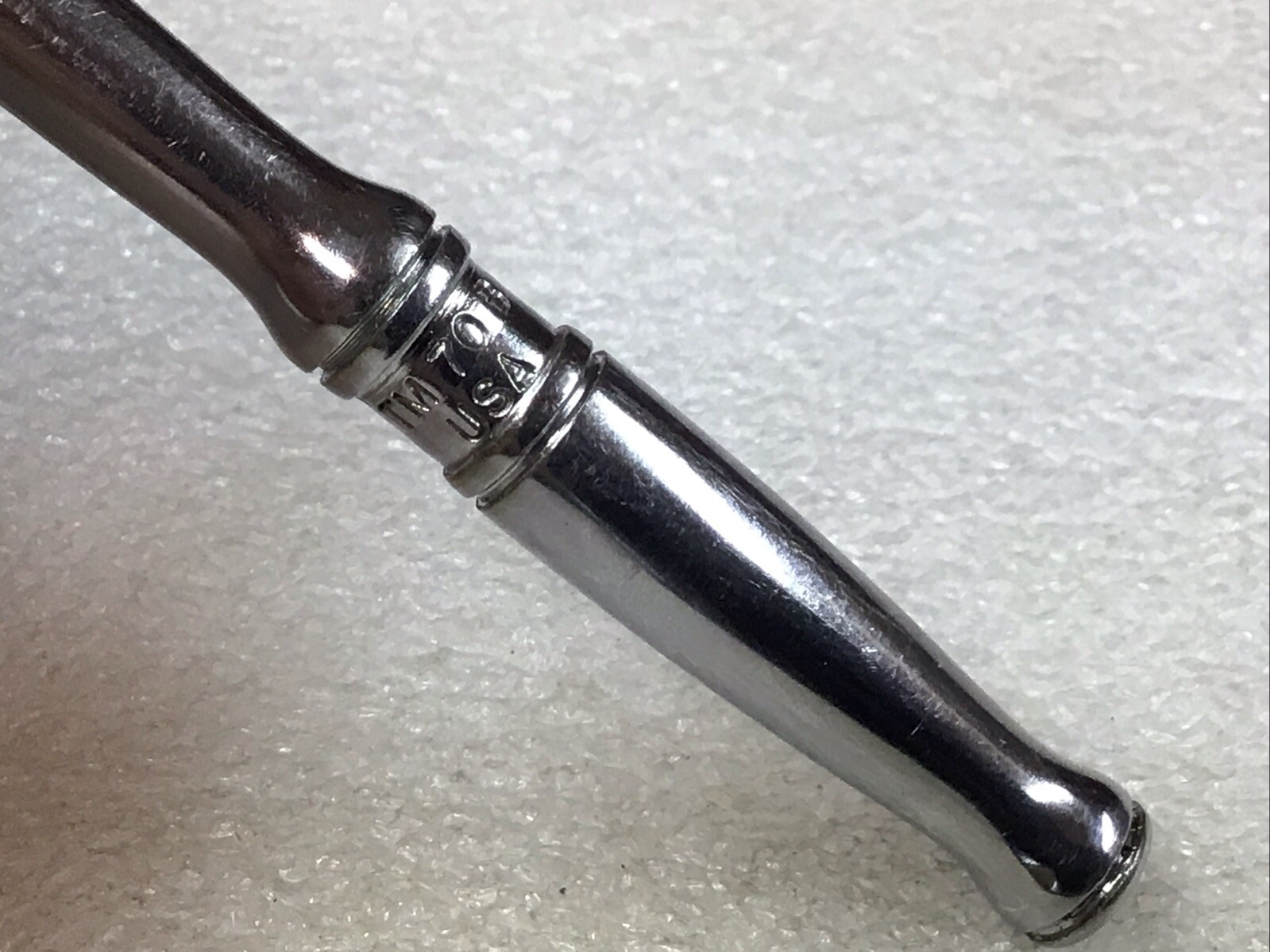 Snap-On#TM70B – 1/4” Dr., Chrome, 4.25” Long, Stubby Ratchet, Rebuilt-USA-NICE-