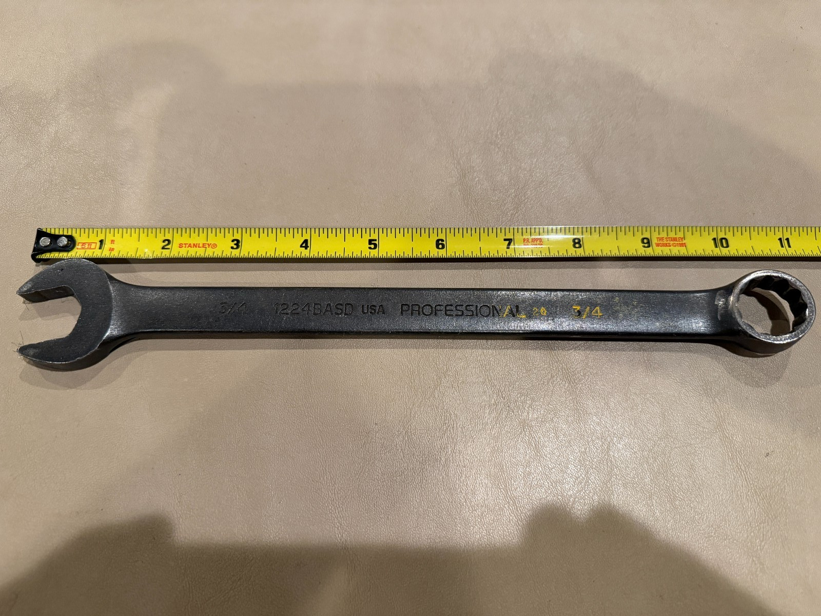 Proto 1224BASD 3/4″ Black Oxide Combination Wrench Anti-Slip Design USA