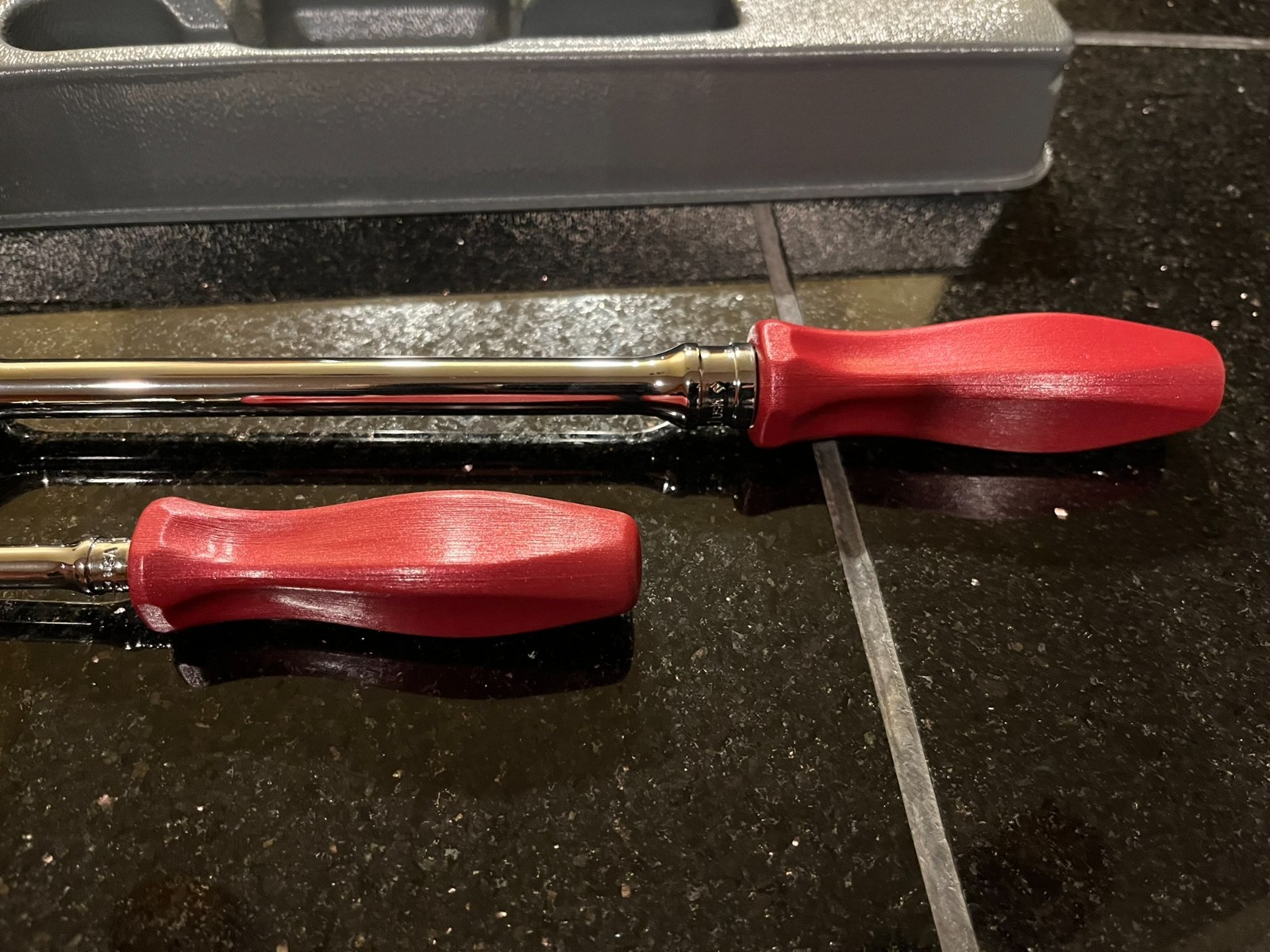 Snap-On 2 pc Hard Grip Long Handle Ratchet Set – 100th Year Edition RAT2TFHLMRX