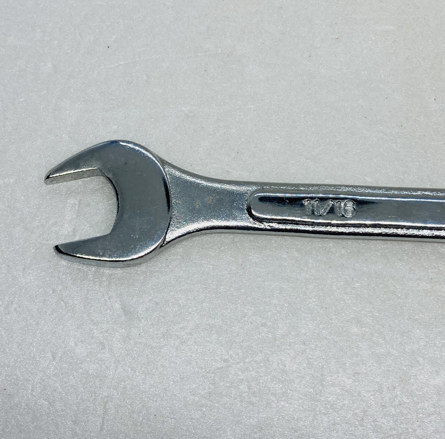 Vintage Drop Forged Open End Wrench 11/16” Taiwan 7.5” T1