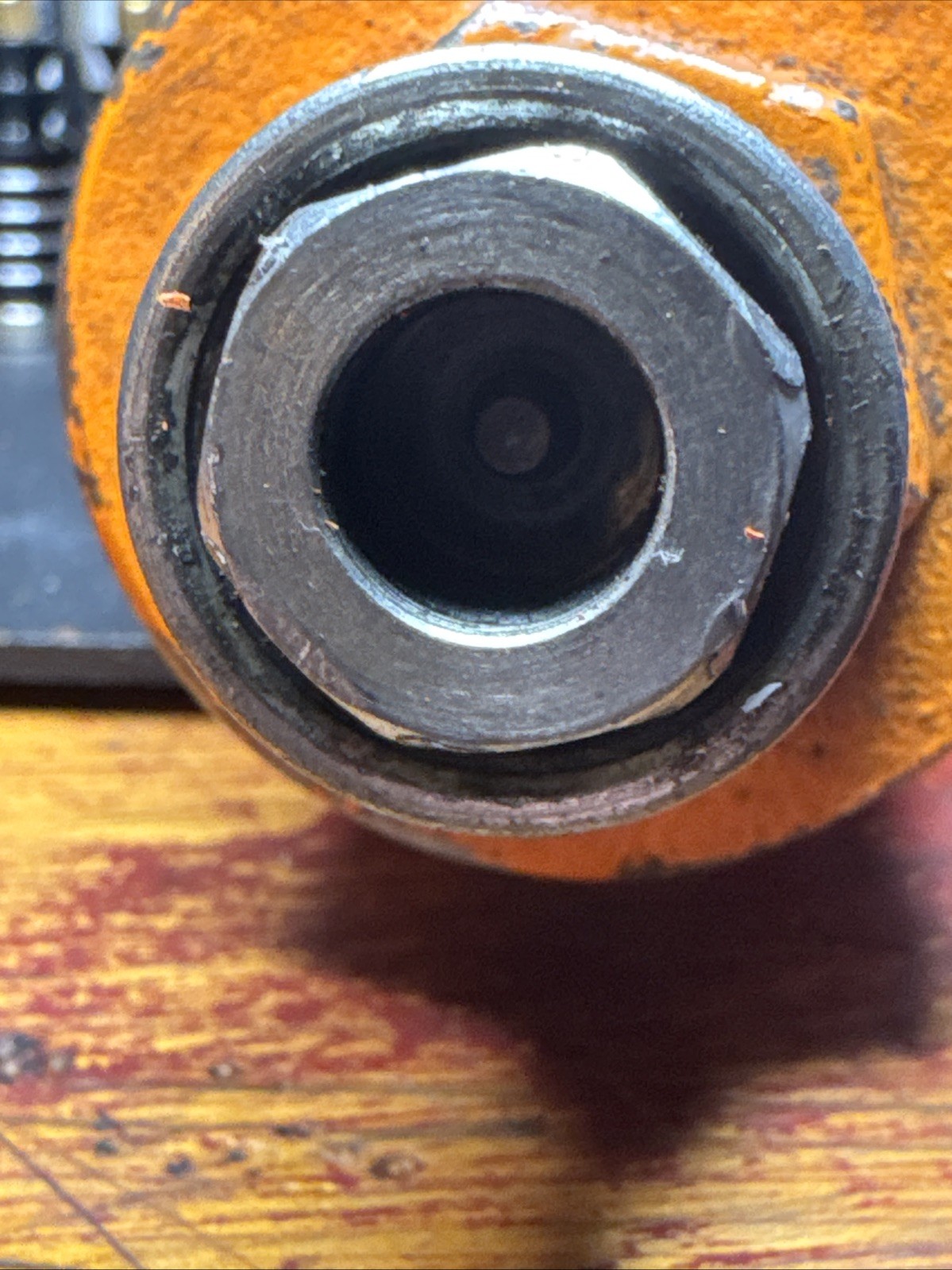 Unknown Brand But VTG Attachments to 10-ton Hydraulic Ram 18lbs Good Shape