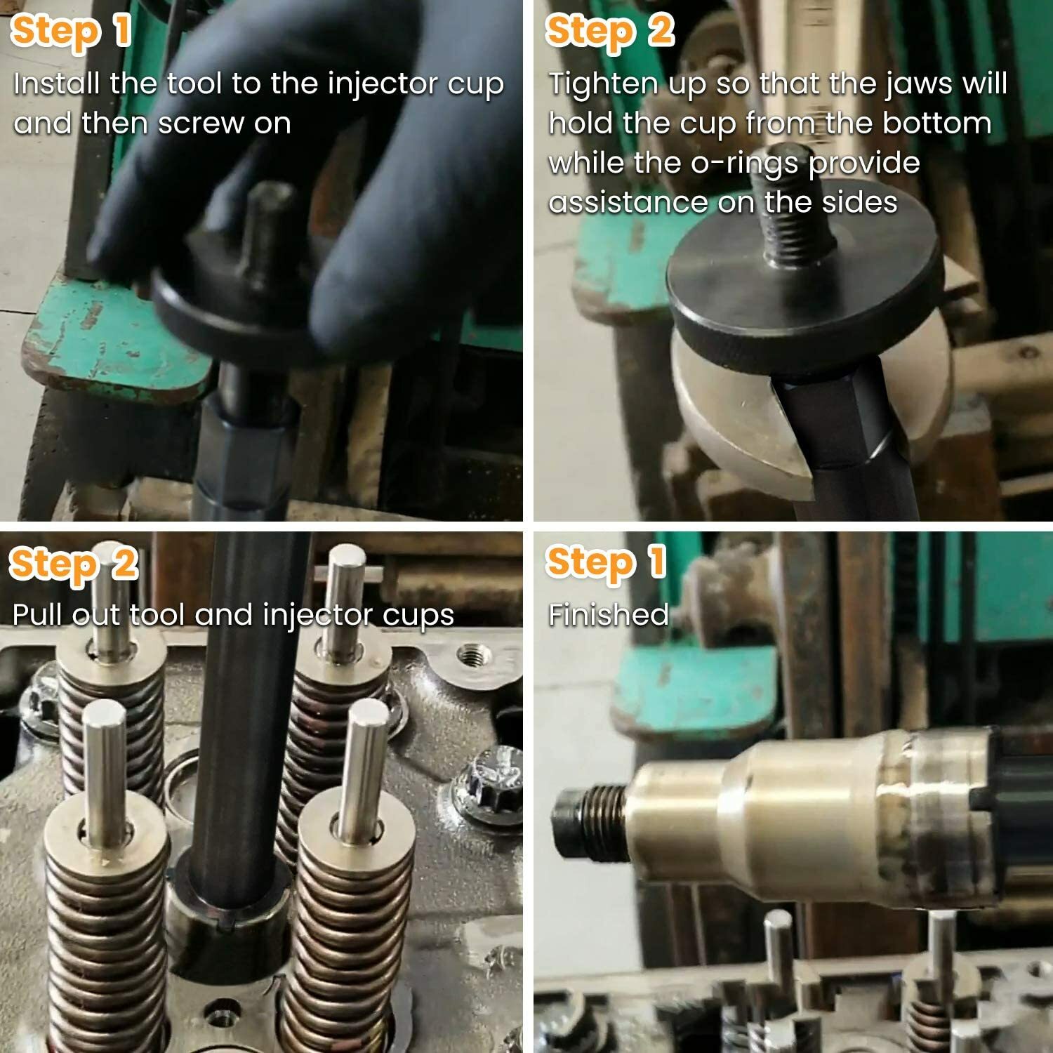 Injector Cup Nozzle Tube Removal & Install Tool J-47388-A for Detroit Diesel