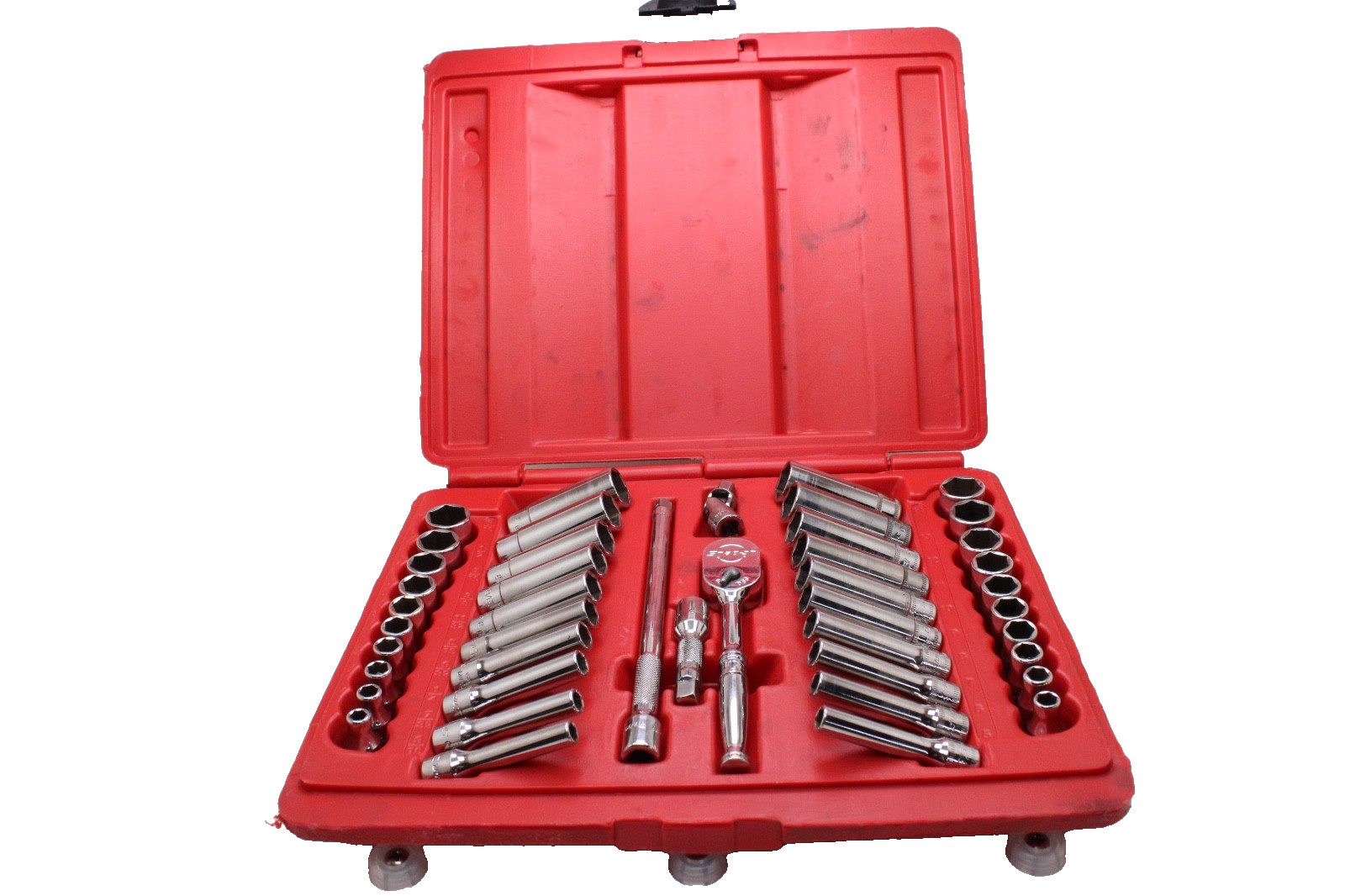 Snap-on 144TMPB 44 Piece 1/4″ Drive 6-Point Metric/ SAE General Service Set USA
