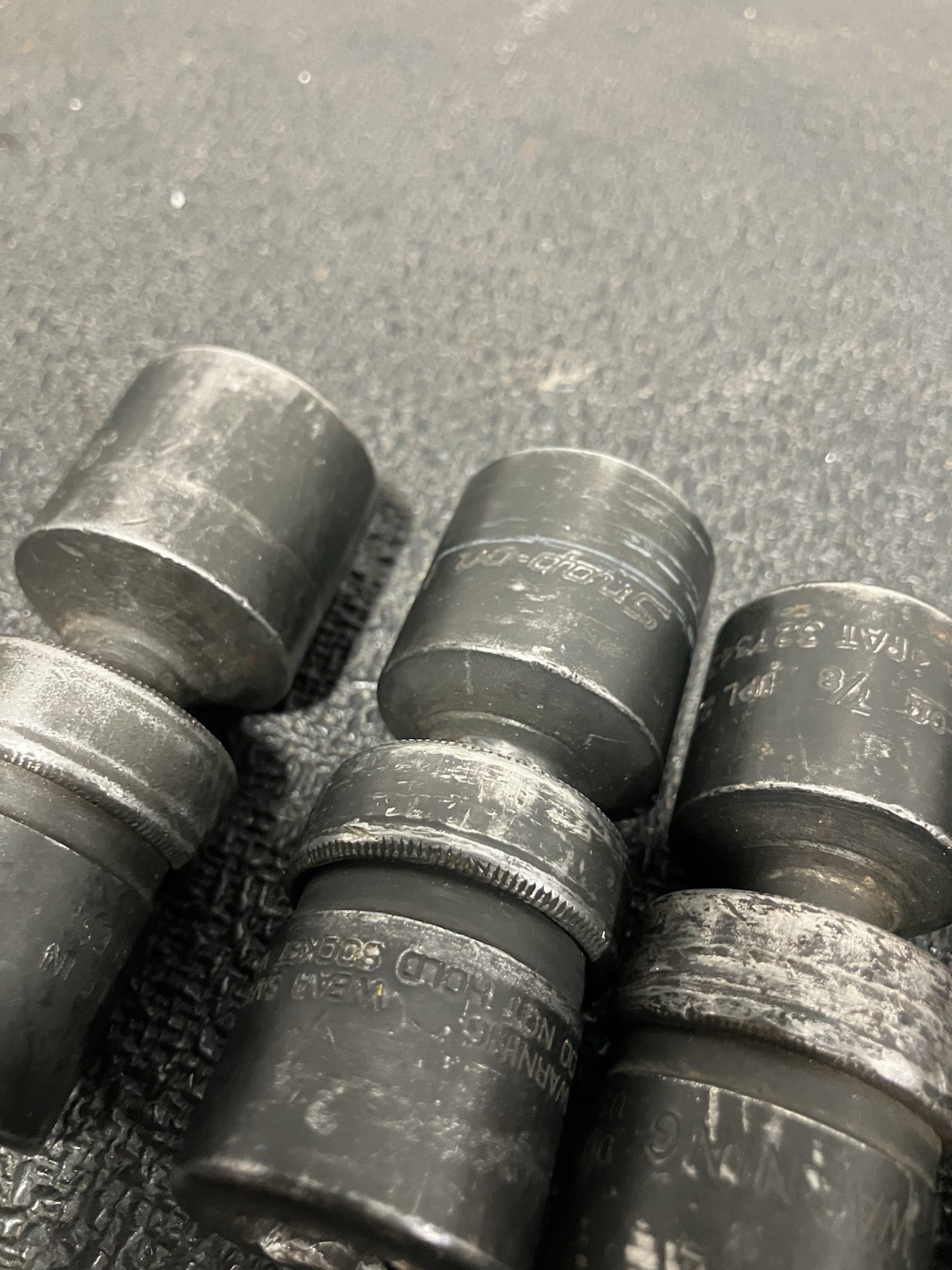 Snap On 1/2 Sae Impact Wobble Swivel Socket Set 1”-11/16”.