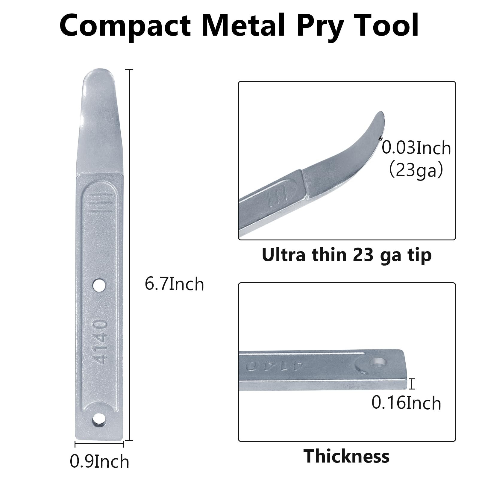 4140 Pry Tool, Trim Removal Tool, Panel Removal Tools for Auto Trim, Interior…