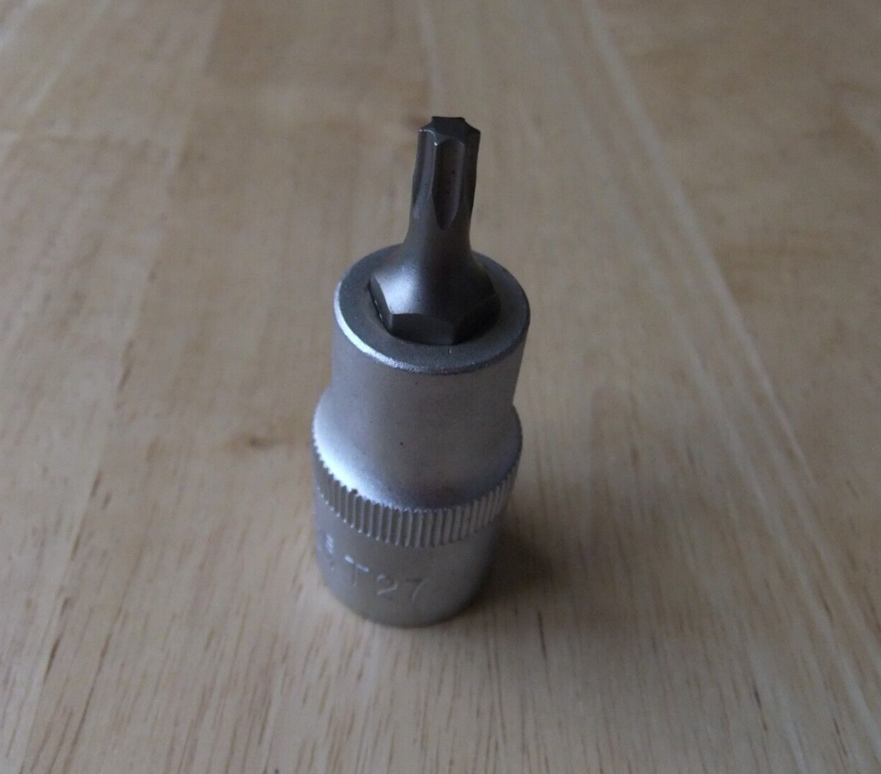 Welzh Werkzeug T27 x 1/2 Drive Chrome Vanadium Torx Bit Socket – 55mm Long