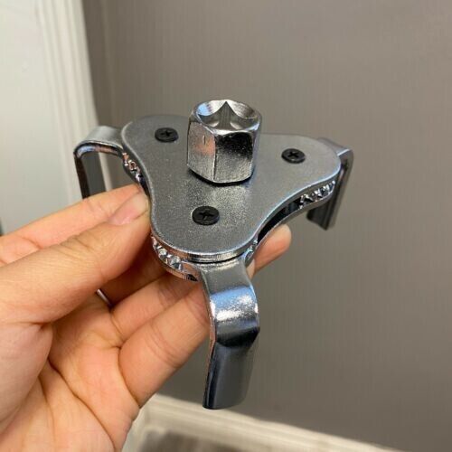 Two Way Oil Filter Wrench Removal Tool Fully ADJustable 2-3/8″ to 5″ Heavy Duty