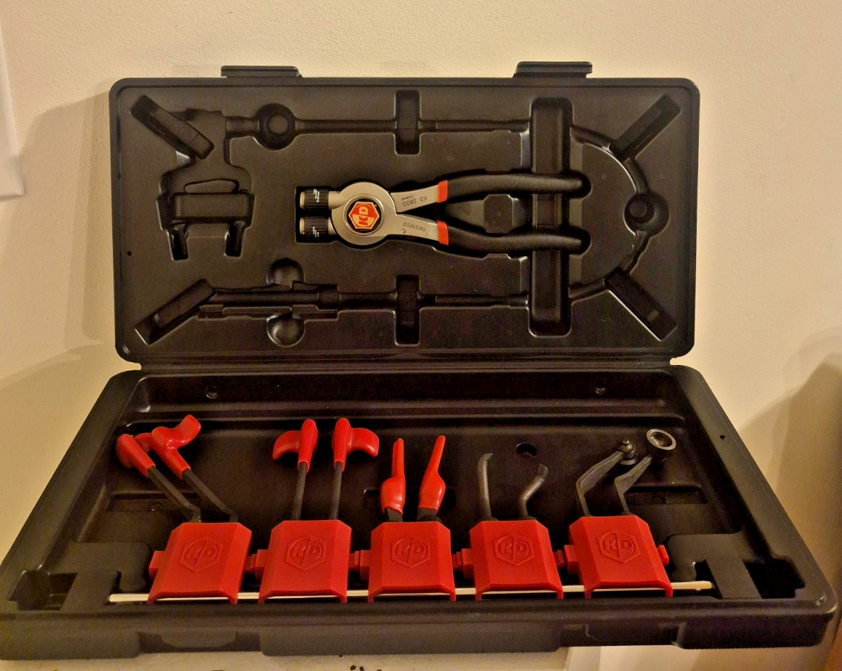KD Tools Gear Plier Multiple Tip Geared Pliers Systems 3835- NO CABLE HOSE CLAMP