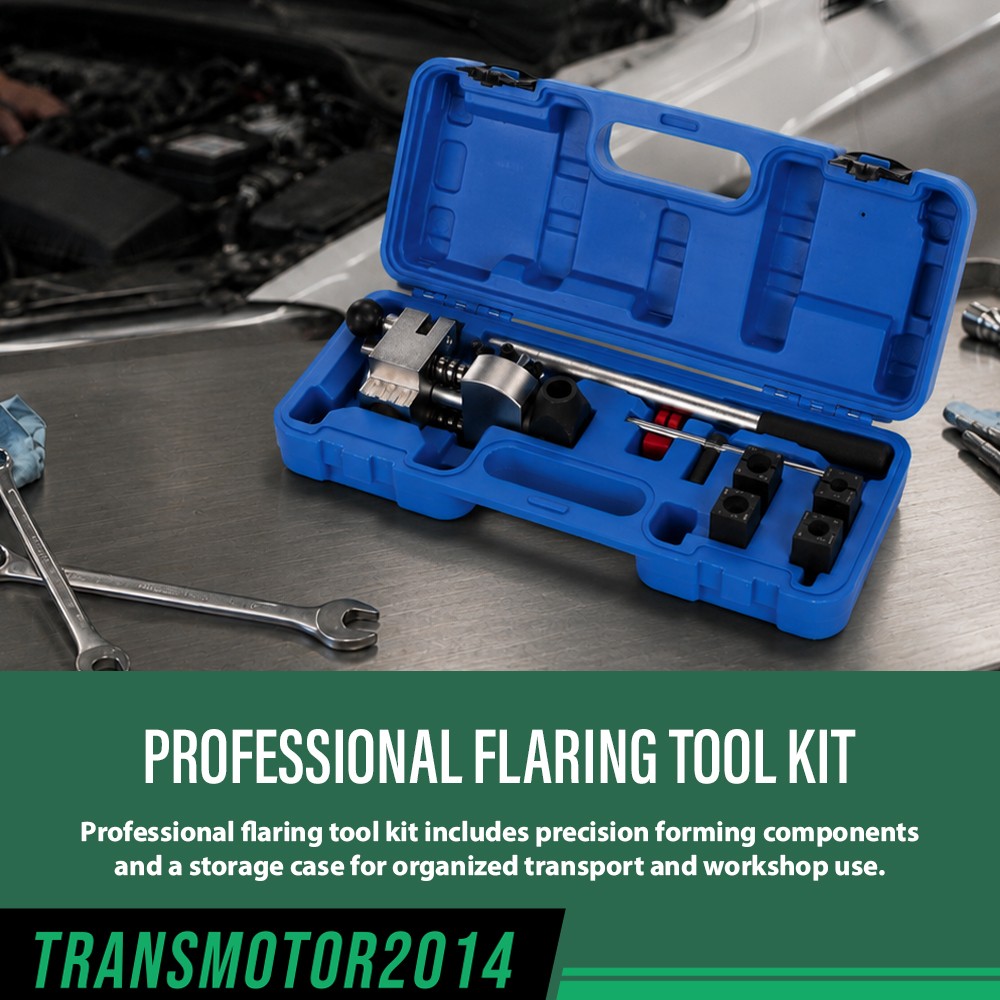 45 Degree Flare Tubing Tool Set Brake Pipe Flaring Tool Kit with Storage Case