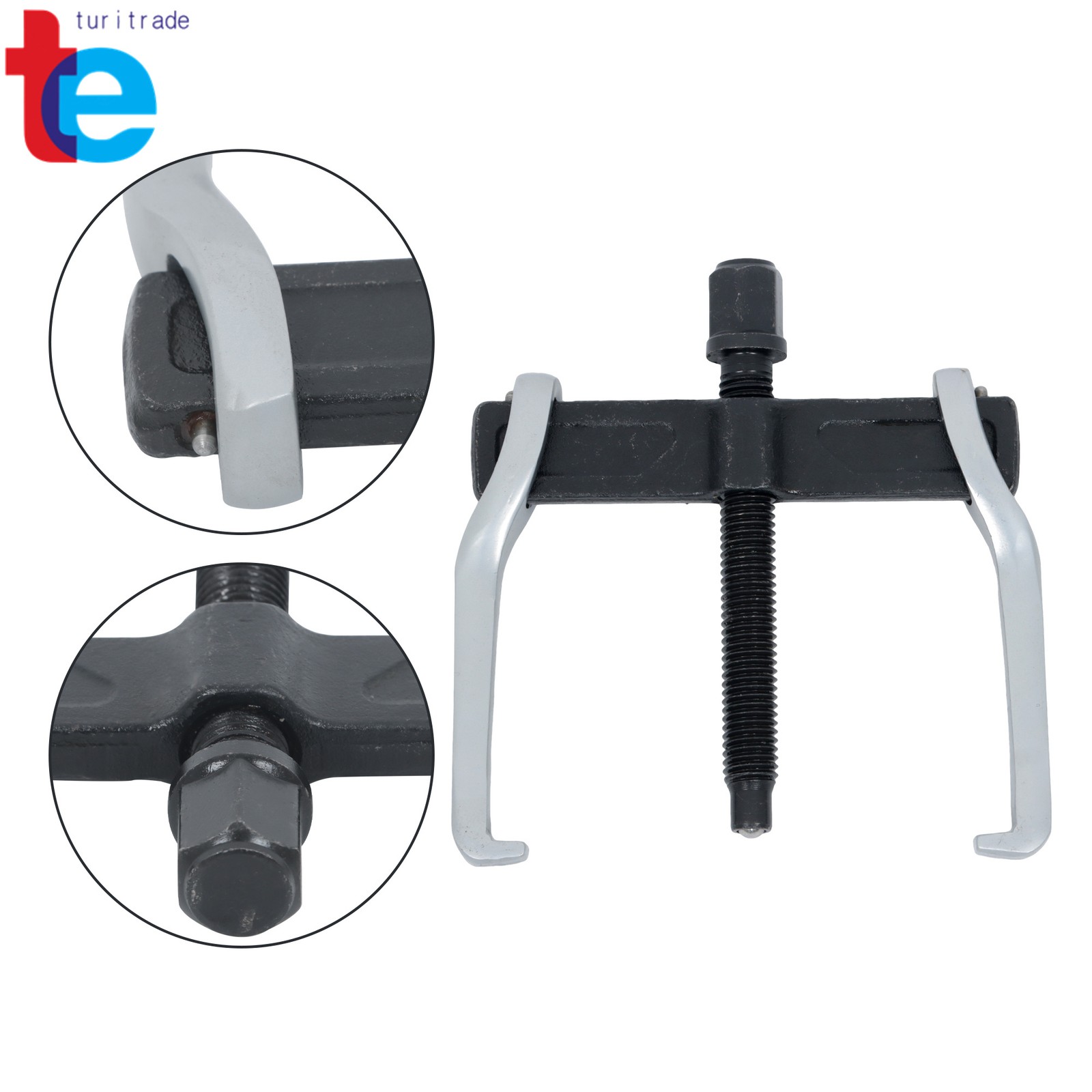 2 Jaw Gear Puller Set 4» 6» 8» Steel Bearing Puller Gears Tool Adjustable