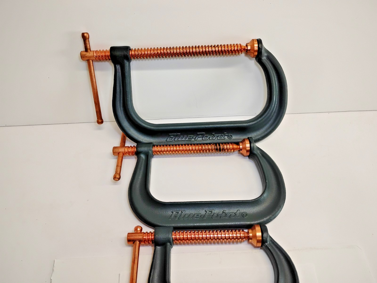 Blue Point Tools NEW Custom 4pc WELDING Clamp C-CLAMP Style SET