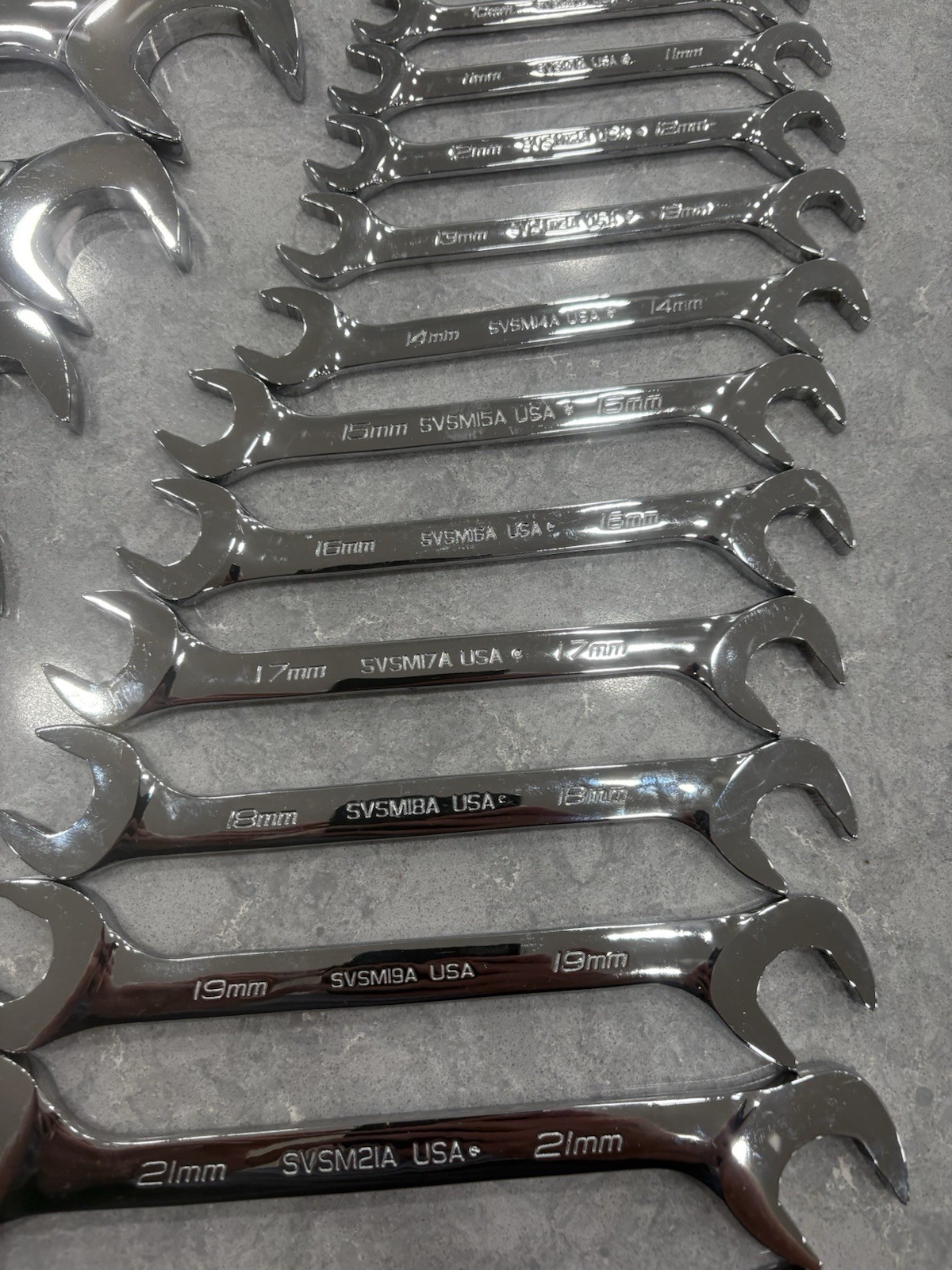 Snap-On FDP SAE And Metric Four Way Angle Wrench Set