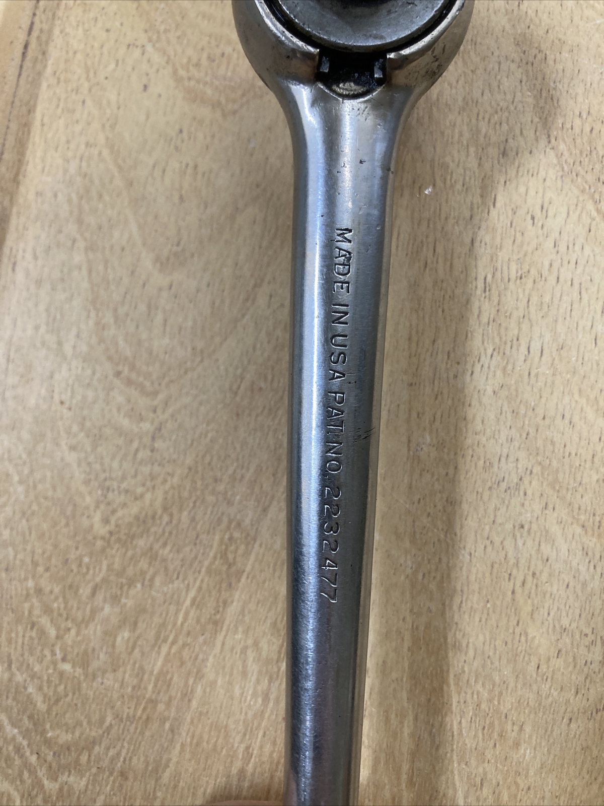 Vintage S-K Wayne Pro Mechanics Tools 42470 Knurled Handle 1/2″ Drive Ratchet