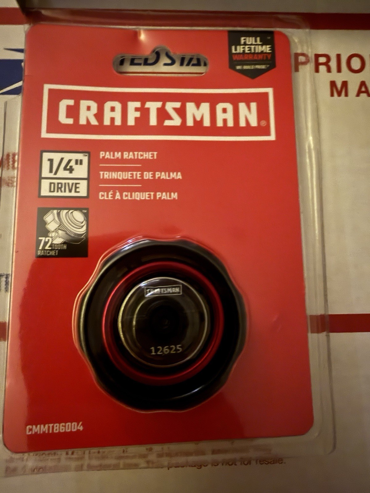 Make Offer Authentic CRAFTSMAN 1/4 Inch Drive Palm Ratchet CMMT86004 Guaranteed!