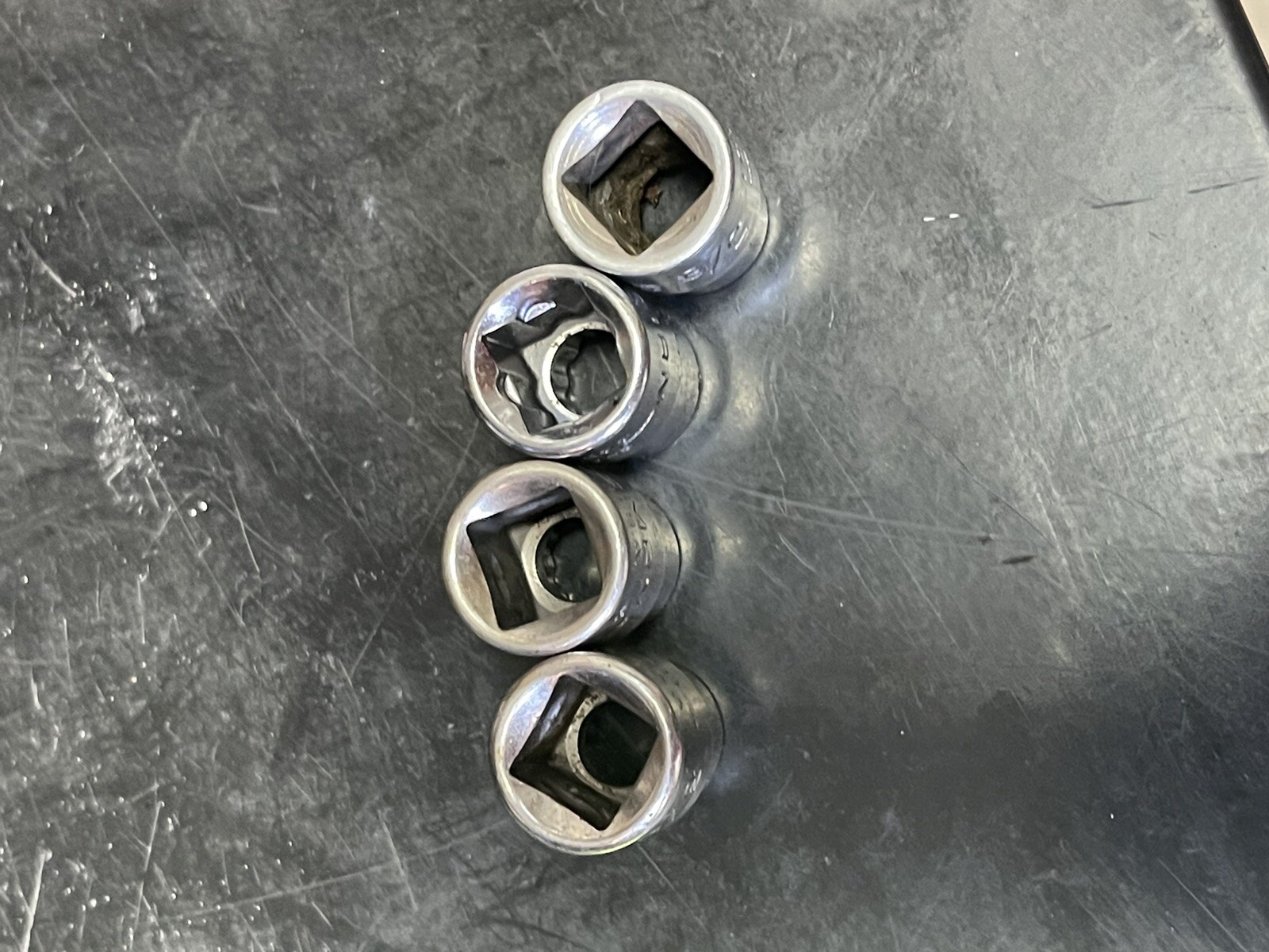 4x Craftsman 44331 3/8″ 12pt 3/8″ Drive Sockets Lot Of 4 Craftsman v Inverted G