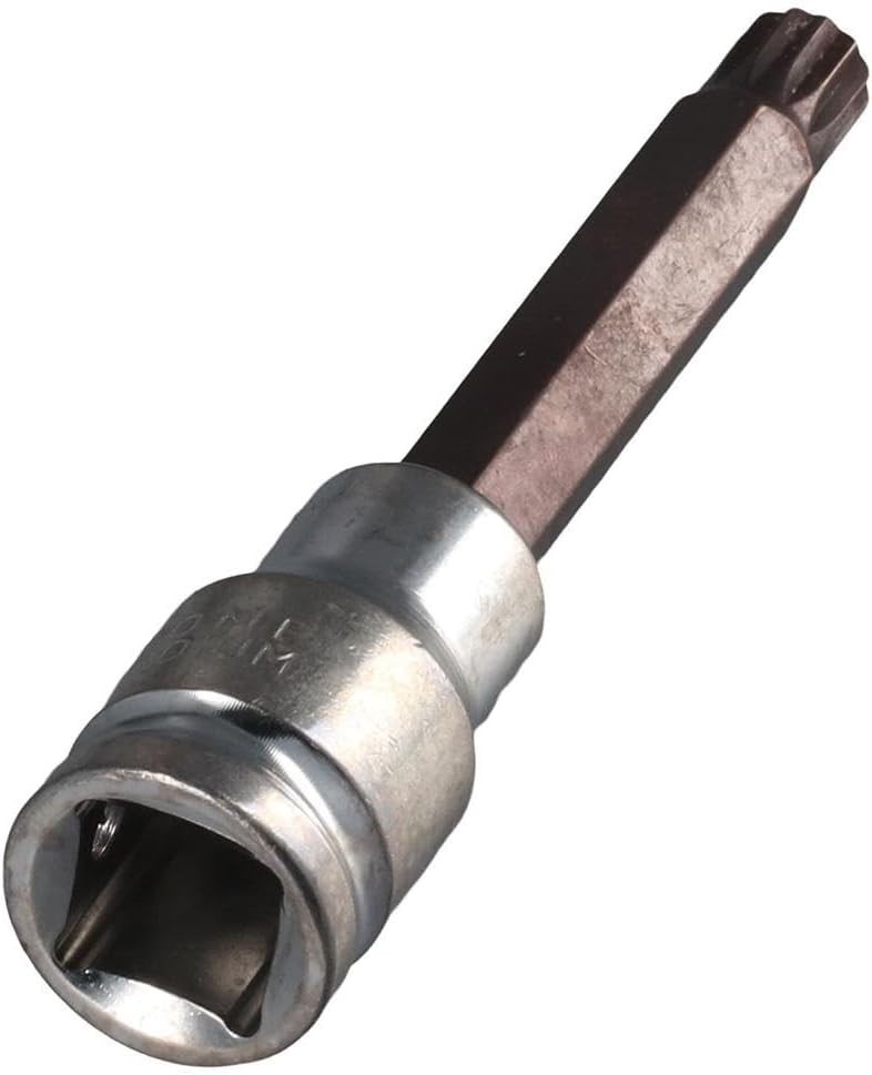 4-Inch M10 Triple Square Spline Bit Socket – Durable S2 Steel for Heavy-Duty Use